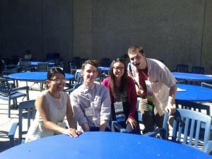 Teresa, Kevin, Annie, and Topher in Anaheim at ALA12!